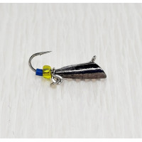 Мормишка вольфр. Start Fishing Конус гач.№16 Black з ланцюжком 3 мм 0,6 г 038-030-1