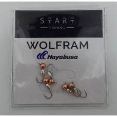 Мормишка вольфр. Start Fishing Пуголовок гач.№14 Cu+Silver 4* 2,4 мм 0,7 г 048-042-1