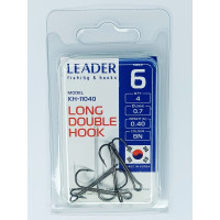 Двійник Leader LONG DOUBLE № 6 (4 hooks)