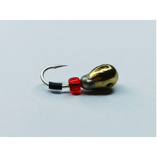 Мормишка вольфр. Start Fishing Крапля з отвором гач.№ 16 Gold 3,5 мм 0,6 г 022-035-1
