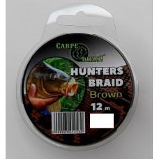 Повідковий матеріал Carpe Diem Hunters Braid Brown 15 lb 12 м 0,15 мм