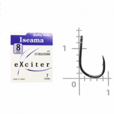 Гачок eXciter model  Iseama     № 8  (8 hooks)