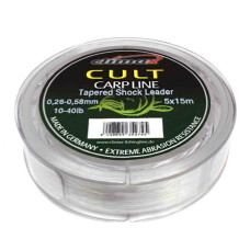 Шок-лідер конічний Climax CULT Tap Shock Leader 5*15m 0.26-0.58mm / 10-40lb 20 м 0,4 мм