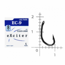 Гачок eXciter model  EC - 9    № 8  (6 hooks)