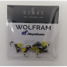 Мормишка вольфр. Start Fishing Мураха з вушком гач.№ 14 Black CAT eye 4 мм 0,8 г 003-040-1