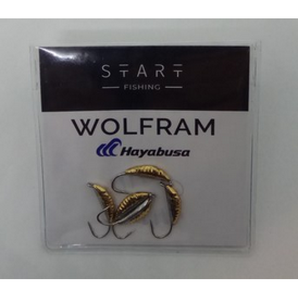 Мормишка вольфр. Start Fishing Малюк гач.№ 14 Gold 3 мм 0,5 г 021-030-1
