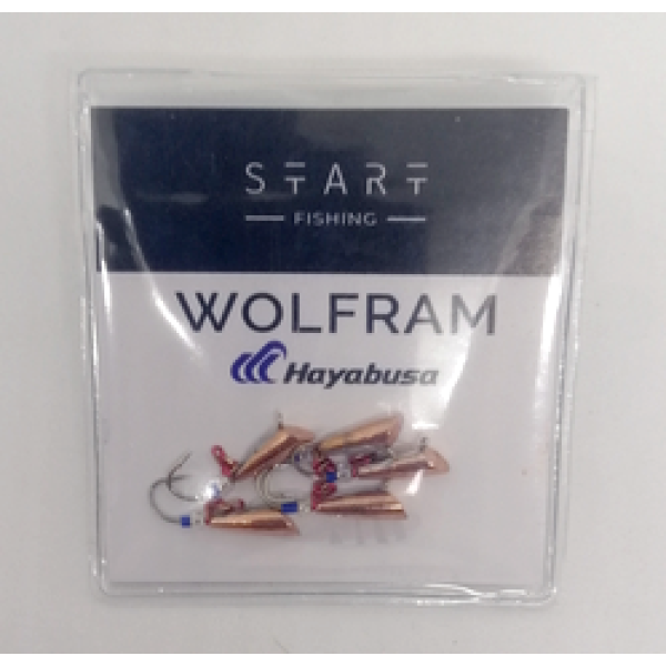 Мормишка вольфр. Start Fishing Конус гач.№12 Cu ланцюжок 4 мм 1,2 г 038-040-1