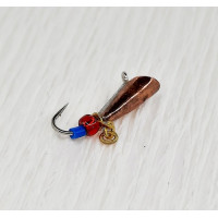 Мормишка вольфр. Start Fishing Конус гач.№12 Cu ланцюжок 4 мм 1,2 г 038-040-1