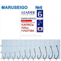 Гачок Leader Maruseigo плюс BN  №  6 (9 hooks)
