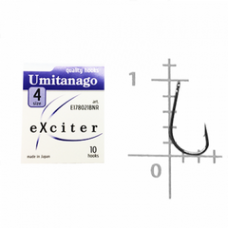 Гачок eXciter model  Umitanago     № 4  (10 hooks)