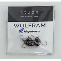 Мормишка вольфр. Start Fishing Крапля з вушком гач.№ 12 Black 5 мм 1,9 г 016-050-04