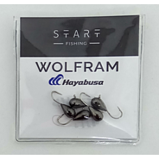 Мормишка вольфр. Start Fishing Крапля з вушком гач.№ 12 Black 5 мм 1,9 г 016-050-04