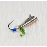Мормишка вольфр. Start Fishing Конус гач.№12 Silver ланцюжок 4 мм 1,2 г 038-040-1