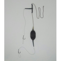 Готовий монтаж Start Fishing Flat Boyle 80 г на лідкорі 2 гачки під бойл (на мотовилі)