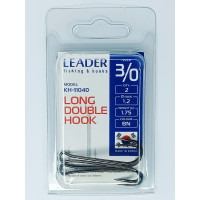 Двійник Leader LONG DOUBLE №  3/0 (2 hooks)