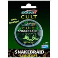 Лідкор без свинцю Climax CULT Leadcore Snake Braid 40 lbs 20 kg weed 10 м