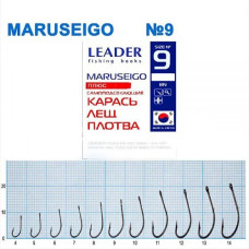 Гачок Leader Maruseigo плюс BN  №  9 (9 hooks)