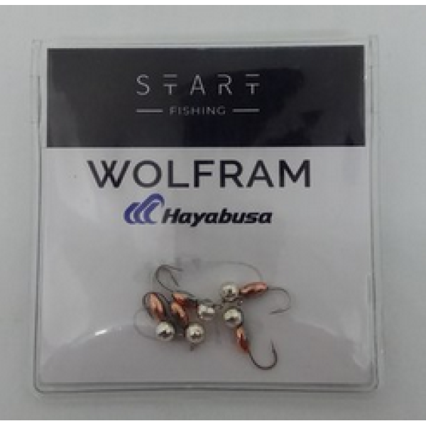 Мормишка вольфр. Start Fishing Пуголовок гач.№16 Cu+Silver 3* 2,4 мм 0,4 г 048-032-1