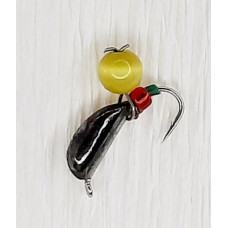Мормишка вольфр. Start Fishing Ризький банан гач.№14 Black CAT eye 3 мм 0,8 г 025-030-1