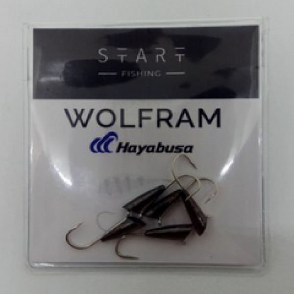 Мормишка вольфр. Start Fishing Конус гач.№12 Black 4 мм 1,2 г 038-040-1