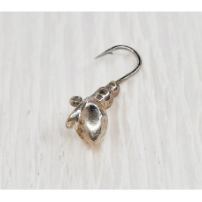 Мормишка вольфр. Start Fishing Муха SS гач.№ 18 Silver 0,4 г 012-015-1