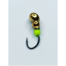 Мормишка вольфр. Start Fishing Мураха з отвором гач.№ 18 Gold 3,5 мм 0,5 г 031-035-1