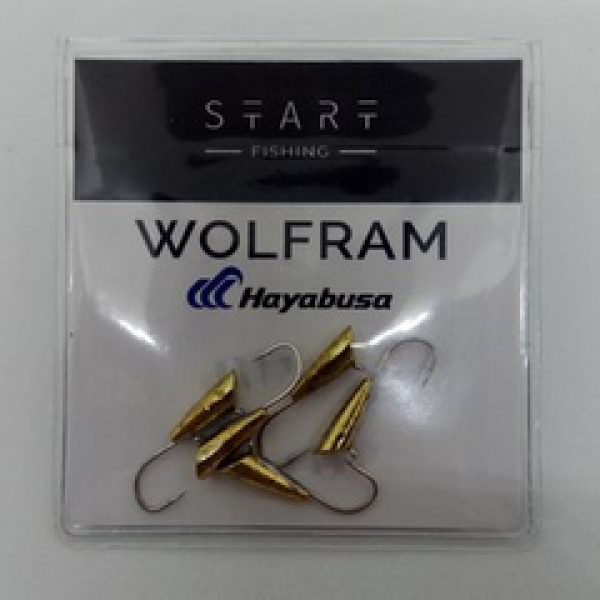 Мормишка вольфр. Start Fishing Конус гач.№12 Gold 4 мм 1,2 г 038-040-1