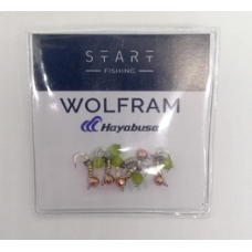 Мормишка вольфр. Start Fishing Пуголовок-личинка гач.№16 Cu+Gold 3.0*CATeye 15 мм 0,5 г 049-031-1