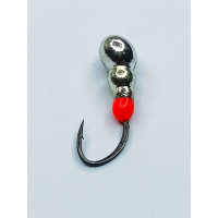 Мормишка вольфр. Start Fishing Мураха з отвором гач.№ 18 Silver 3,5 мм 0,5 г 031-035-1