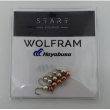 Мормишка вольфр. Start Fishing Суперпуголовок гач.№16 Cu+Silver 2,5 мм 0,3 г 053-032-1
