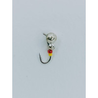 Мормишка вольфр. Start Fishing Неваляшка гач.№ 18 Silver 3 мм 0,3 г 041-030-1