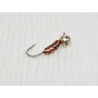 Мормишка вольфр. Start Fishing Пуголовок-личинка гач.№18 Silver+Cu 2.5* 10 мм 0,4 г 049-021-1