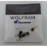 Мормишка вольфр. Start Fishing Крапля з отвором гач.№20 Black 2,5 мм 0,2 г 022-025-1