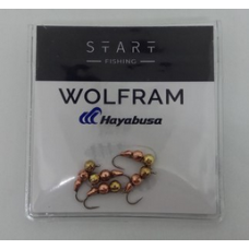 Мормишка вольфр. Start Fishing Суперпуголовок гач.№16 Gold+Cu 2,5 мм 0,3 г 053-032-1