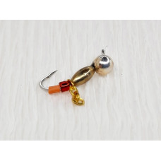 Мормишка вольфр. Start Fishing Пуголовок гач.№16 з ланцюжком Silver+Gold 3* 2,4 мм 0,4 г 048-032-1