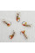 Мормишка вольфр. Start Fishing Пуголовок гач.№16 з ланцюжком Silver+Gold 3* 2,4 мм 0,4 г 048-032-1