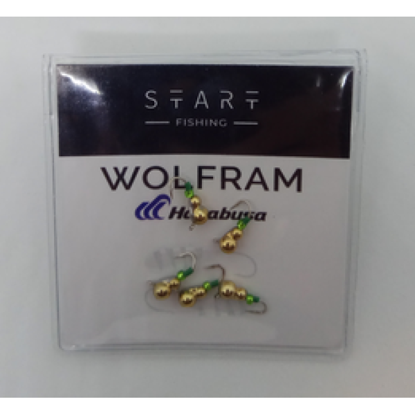 Мормишка вольфр. Start Fishing Неваляшка гач.№ 18 Gold 3 мм 0,3 г 041-030-1