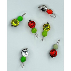 Мормишка вольфр. Start Fishing Чорногорська №2  гач.№14 swarovski 4 мм 0,5 г 026-040-1-10
