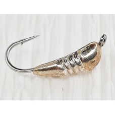 Мормишка вольфр. Start Fishing Банан із насічками гач.№18 Silver 2,5 мм 0,3 г 024-025-1