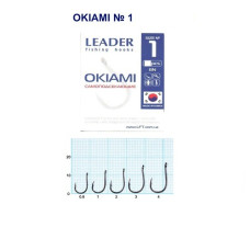 Гачок Leader Okiami  BN  №  1 (9 hooks)