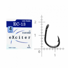 Гачок eXciter model EC - 13    № 4  (5 hooks)