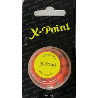 Плаваюча насадка X-Point Горошок оранжево-салатний 7-8мм L