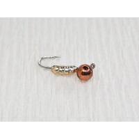 Мормишка вольфр. Start Fishing Пуголовок-личинка гач.№16 Cu+Silver 3.0* 15 мм 0,5 г 049-031-1