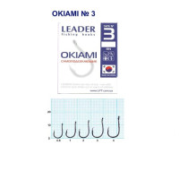 Гачок Leader Okiami  BN  №  3 (9 hooks)