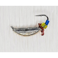 Мормишка вольфр. Start Fishing Супер Банан гач.№ 14 Silver ланцюжок 2,5 мм 0,3 г 010-025-1