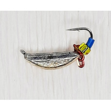Мормишка вольфр. Start Fishing Супер Банан гач.№ 14 Silver ланцюжок 2,5 мм 0,3 г 010-025-1