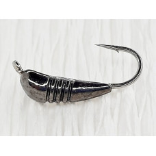 Мормишка вольфр. Start Fishing Банан із насічками гач.№18 Black 2,5 мм 0,3 г 024-025-1
