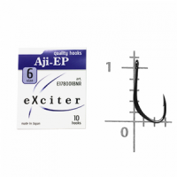 Гачок eXciter model  Aji - EP    №  6  (10 hooks)