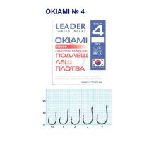 Гачок Leader Okiami  BN  №  4 (9 hooks)