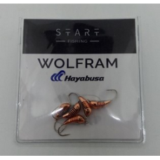 Мормишка вольфр. Start Fishing Банан із насічками гач.№14 Cu 3,5 мм 024-035-1